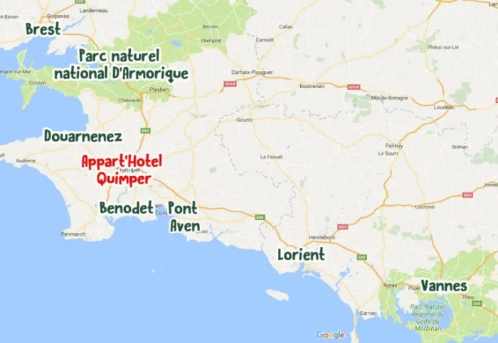 Carte des incontournables