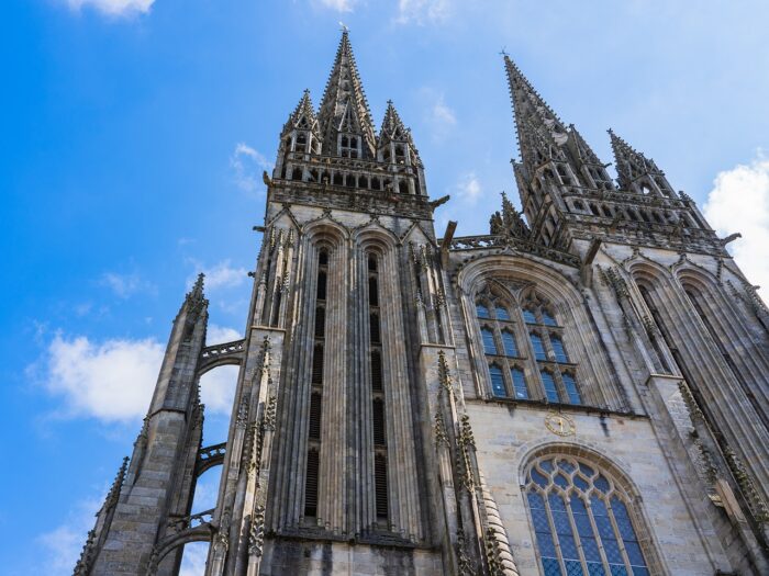 Photographie de la cathédrale Saint-Corentin à Quimper