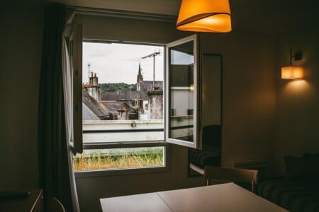 La vue depuis un appartement