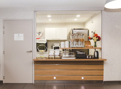 La salle de petit-déjeuner