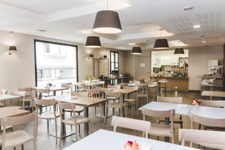 La salle de petit-déjeuner